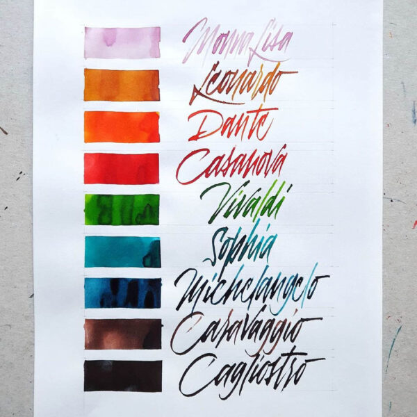 Hamburg ink - Color Chart