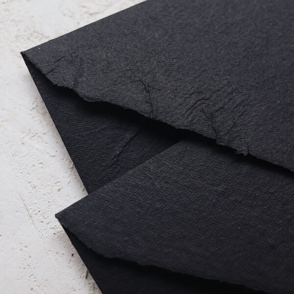 Конверт из бумаги ручного литья С6 Black