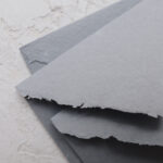 Конверт из бумаги ручного литья С6 Dark Grey