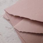 Конверт из бумаги ручного литья С6 Dusty Rose