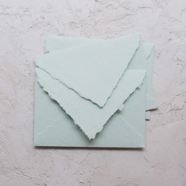Конверт из бумаги ручного литья С6 Tiffany